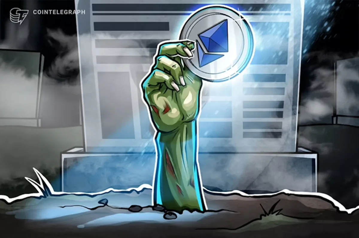 Ballena de Ethereum abre una posición corta de 19,7 millones de dólares en ETH
