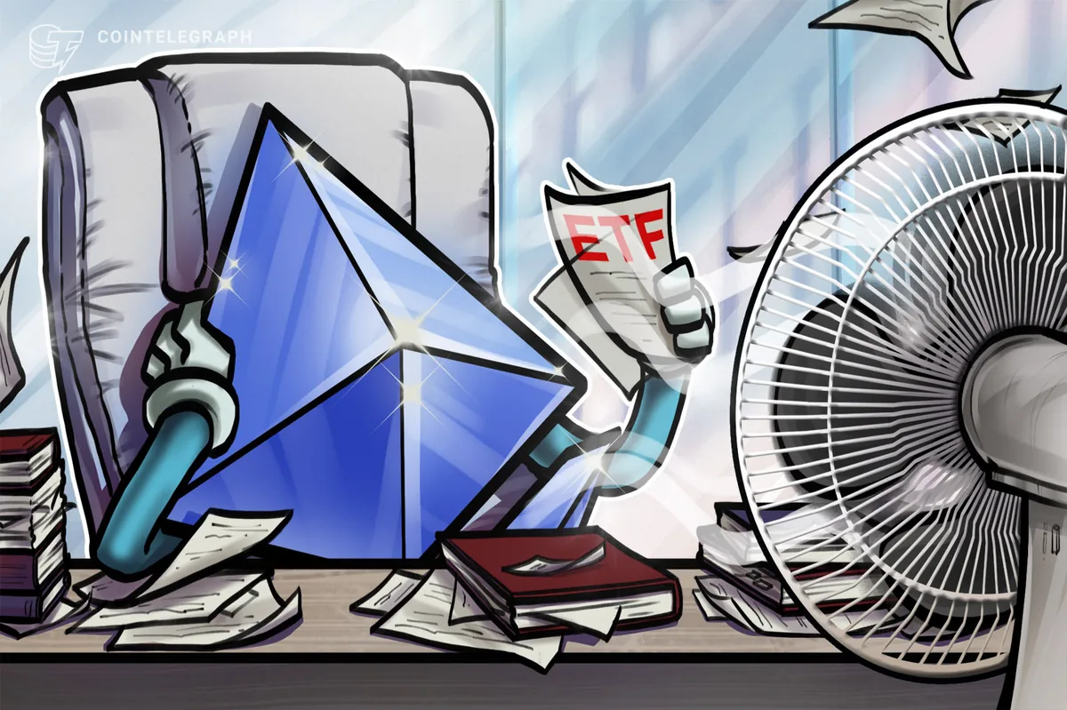 Ethereum ETF’leri haftayı düşüşle kapattı, 5 günlük giriş serisi sona erdi