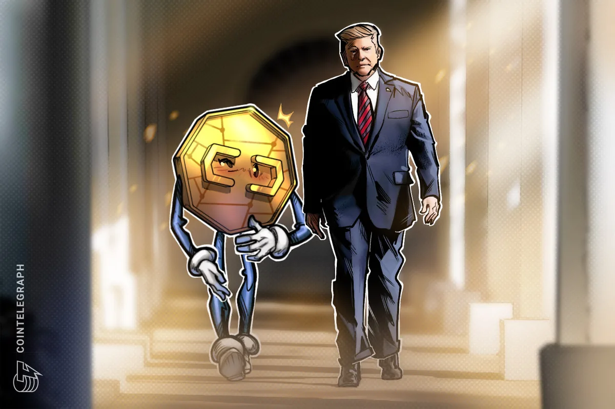Trump dice que se acercó a las criptomonedas en parte por política