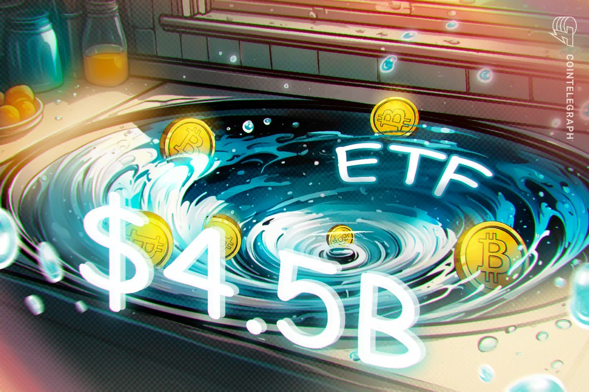 US Spot Bitcoin ETFs Post Record $4.5B in June Outflows