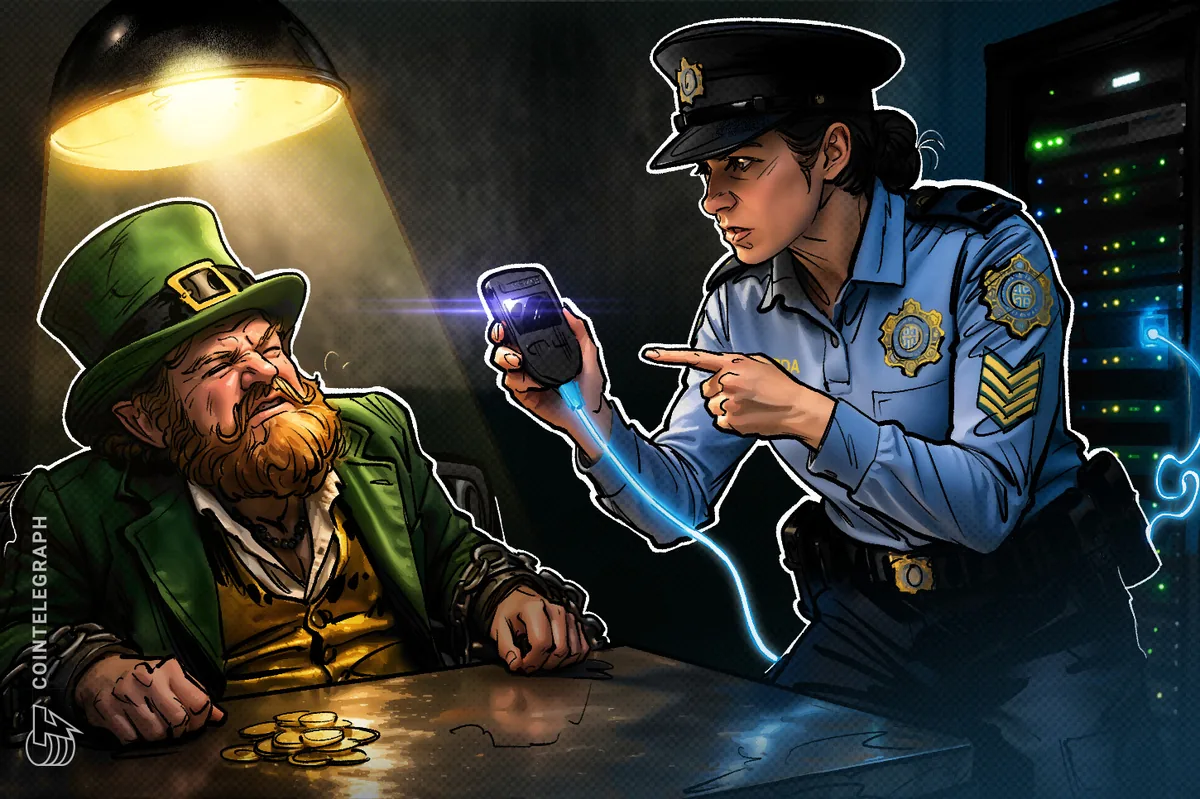 İrlanda makamları 500 Bitcoin’e daha el koydu: 2026 toplamı 1.500 BTC’ye ulaştı