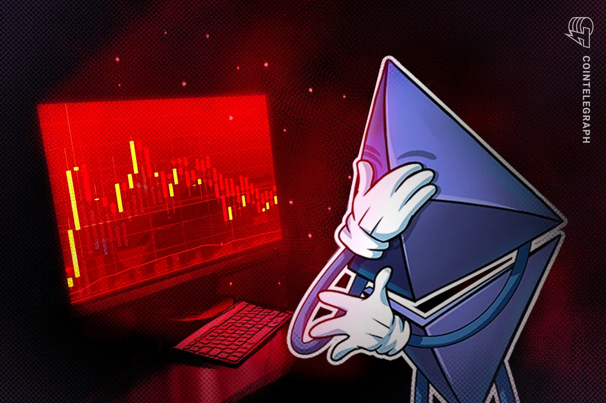 Tether supera a Ether por capitalización mientras ETH cae a 1.500 dólares