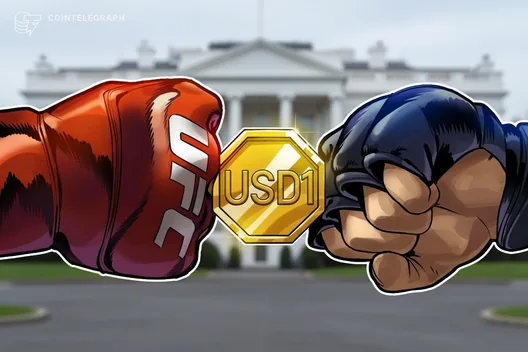 Trump-linked crypto company backs UFC fighter bonuses with USD1 stablecoins