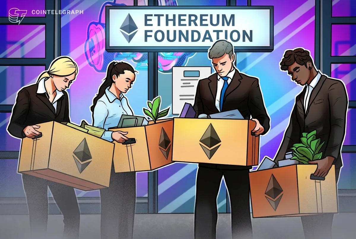 Ethereum Foundation, Stratejik Yeniden Yapılanmada Çalışanlarının %20’sini İşten Çıkardı