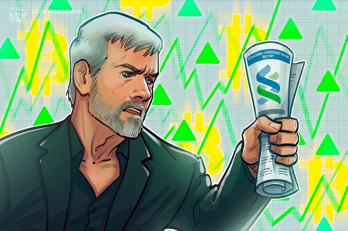 Standard Chartered says Strategy needs clearer Bitcoin pivot messaging
