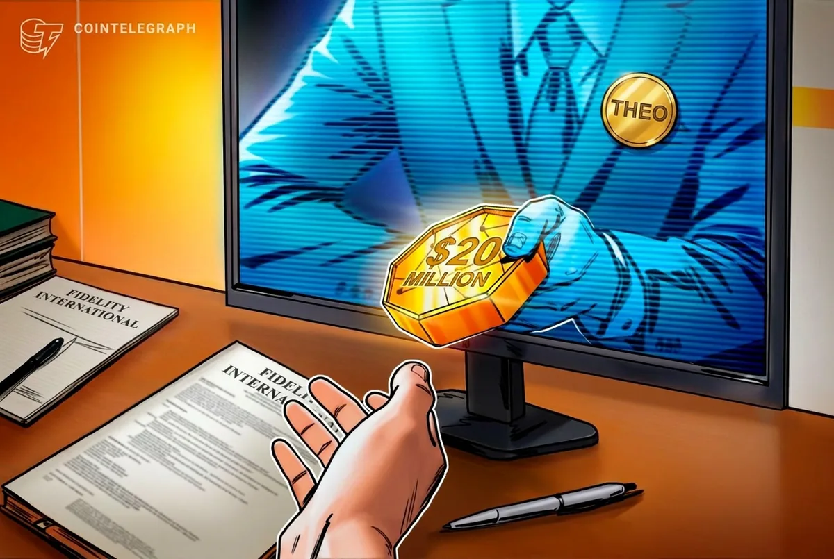 Theo invierte 20 millones de dólares en un fondo tokenizado de Fidelity