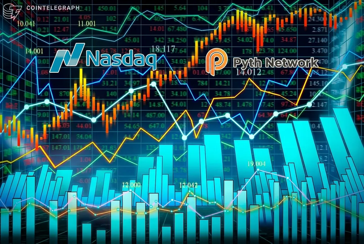Nasdaq lleva sus datos de mercado TotalView a blockchain mediante Pyth