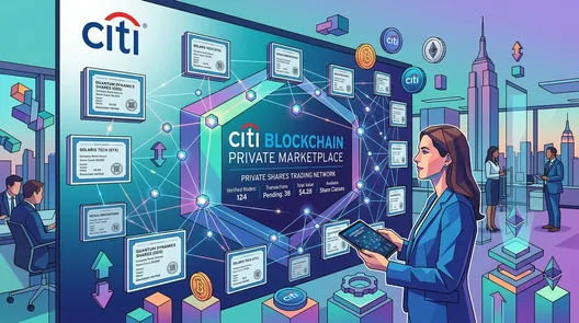 Citi lanzará un mercado blockchain para acciones de empresas privadas, según reporte